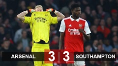 Arsenal 3-3 Southampton: Tự bắn vào chân mình