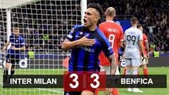 Inter 3-3 Benfica: Derby thành Milan tại bán kết Champion League