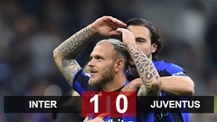 Inter 1-0 Juventus (chung cuộc 2-1): Inter vào chung kết Coppa Italia