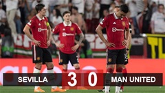 Sevilla 3-0 MU: Sai lầm ngớ ngẩn, kết cục thảm hại