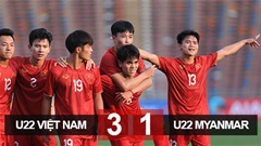 U22 Việt Nam 3-1 U22 Myanmar: Tấm HCĐ gỡ gạt