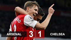 Arsenal 3-1 Chelsea: Lấy lại ngôi vương