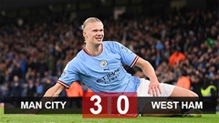 Man City 3-0 West Ham: Man xanh đòi lại đỉnh bảng