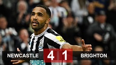 Newcastle 4-1 Brighton: Chích chòe sẵn sàng dự C1