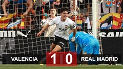 Valencia 1-0 Real Madrid: Suy sụp sau thất bại tại C1