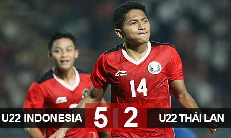 U22 Thái Lan 2-5 U22 Indonesia: Tấm HCV sau 32 năm