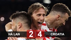 Hà Lan 2-2 (2-4) Croatia: Đội khách tiến vào chung kết Nations League