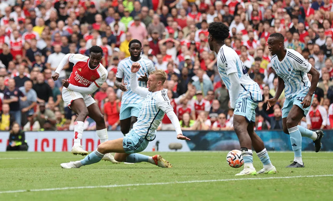 Arsenal 2-1 Nottingham 3 điểm đầu tay cho mùa giải mới 1