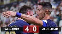 Kết quả Al-Nassr 4-0 Al-Shabab: Ronaldo tiếp tục ghi bàn